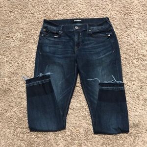 Express ankle jeans
